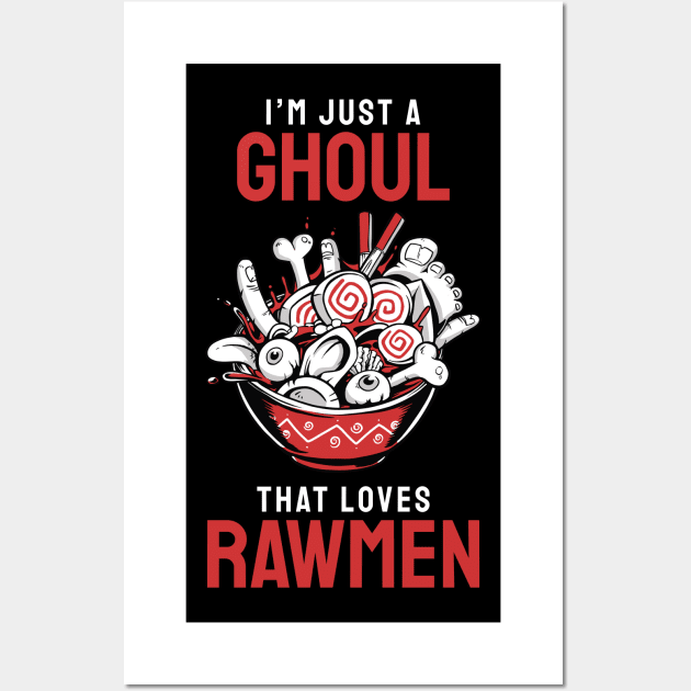 Japanese Ramen Ghoul Merch I Anime Otaku Gift Wall Art by Alex21